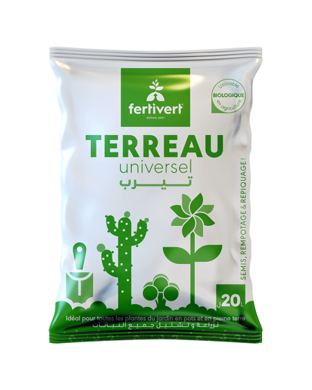 Terreau Universel Fertivert | 70% Humus & 30% Tourbe