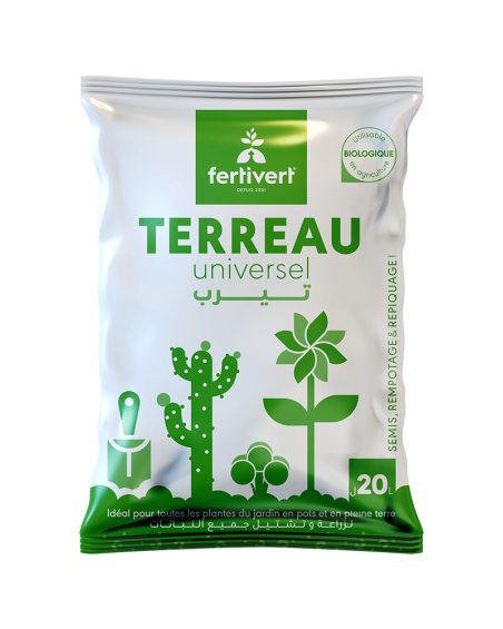 Terreau Universel Fertivert | 70% Humus & 30% Tourbe
