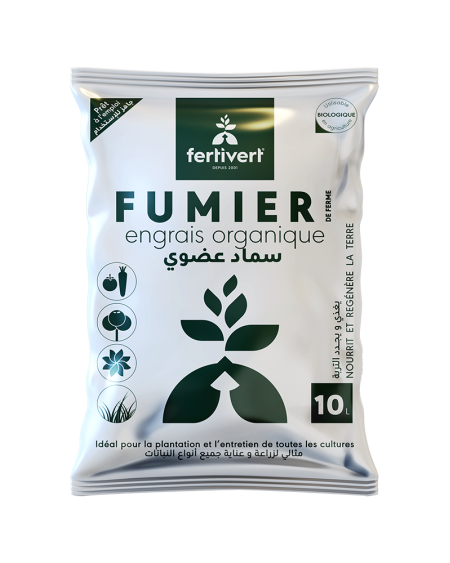 Fumier Fertivert | Amendement Organique Naturel Riche en Humus