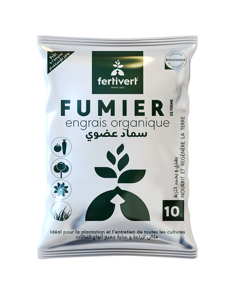 Fumier Fertivert | Amendement Organique Naturel Riche en Humus