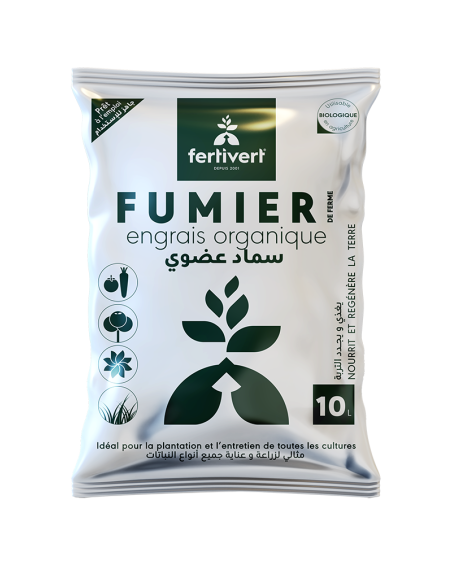 Fumier Fertivert | Amendement Organique Naturel Riche en Humus