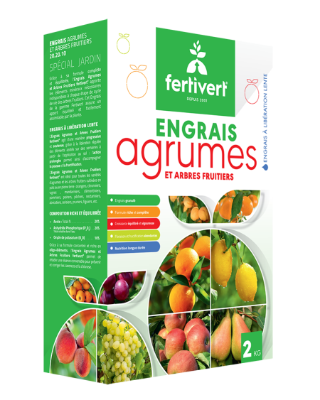 ENGRAIS AGRUMES ET ARBRES FRUITIERS