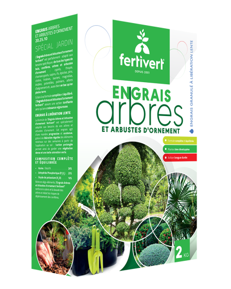 ARBRE ET ARBUSTE D ORNEMENT 2KG FERTIVERT