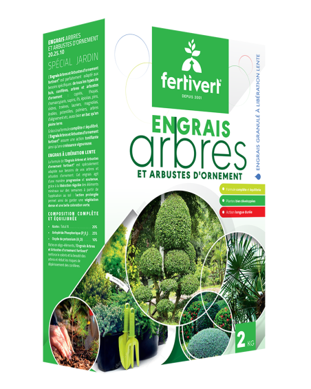 ARBRE ET ARBUSTE D ORNEMENT 2KG FERTIVERT