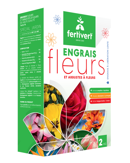 FLEURS ET ARBUSTES A FLEURS FERTIVERT DE 2KG