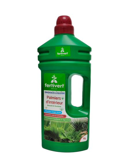 Palmiers d'intérieur FERTIVERT ENGRAIS LIQUIDE 1L
