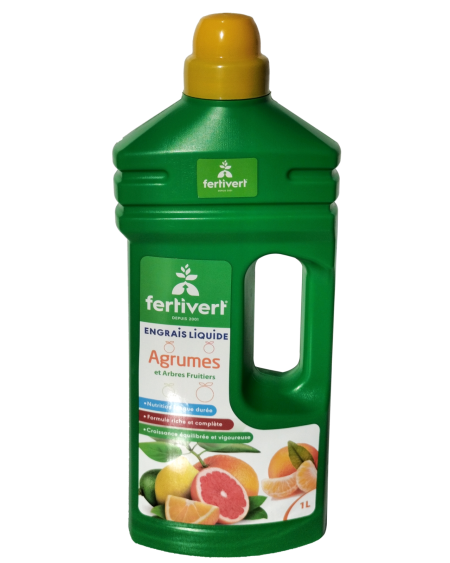 Engrais Liquide Agrumes Fertivert | Nutrition NPK pour Agrumes