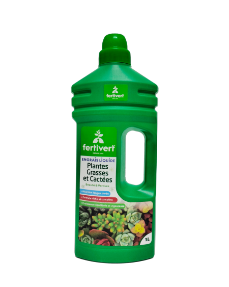 Engrais Plantes Grasses et Cactées Fertivert | NPK 2-5-1