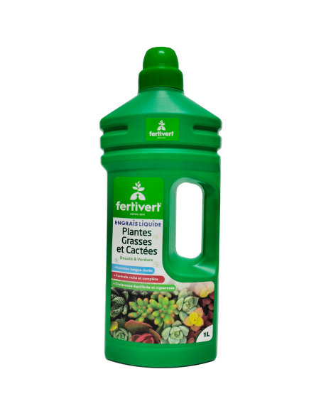 Engrais Plantes Grasses et Cactées Fertivert | NPK 2-5-1