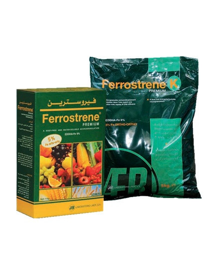 FERROSTRENE PREMIUM – Fer EDDHA 6 % Ortho-Ortho | Agriclic.tn
