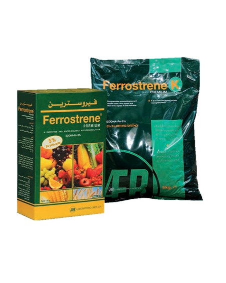 FERROSTRENE PREMIUM – Fer EDDHA 6 % Ortho-Ortho | Agriclic.tn