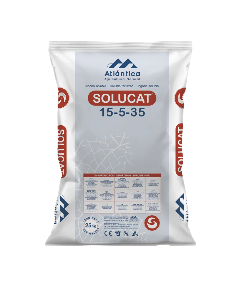 SOLUCAT 15-5-35 – Engrais potassique pour fertirrigation