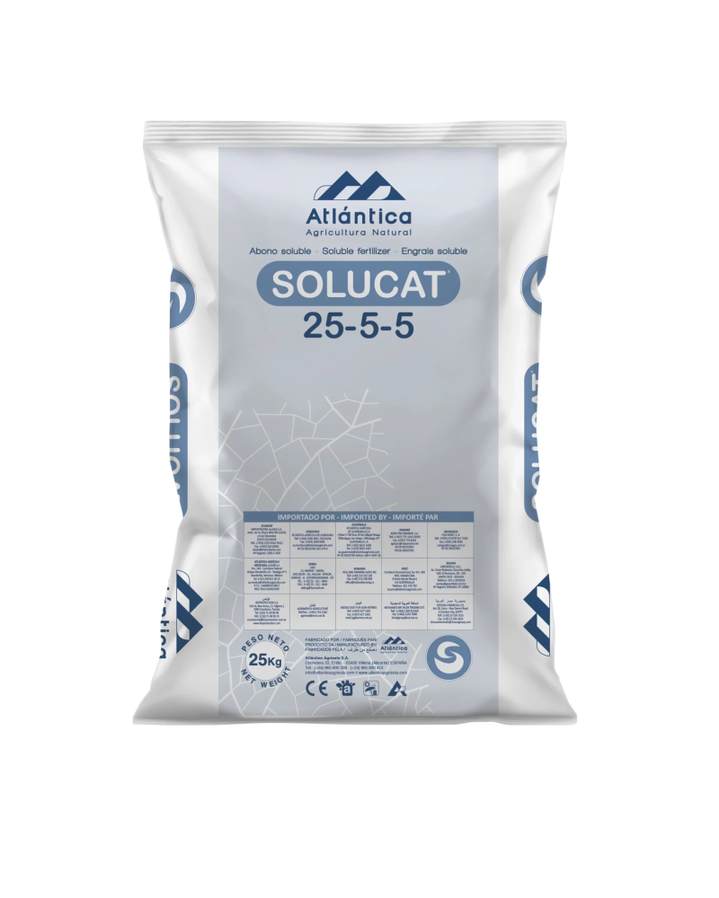 SOLUCAT 25-5-5 – Engrais azoté soluble pour fertirrigation
