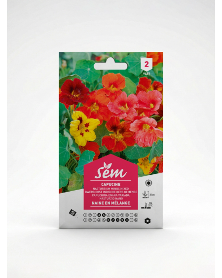 Capucine Naine en Mélange – Semences | Agriclic.tn