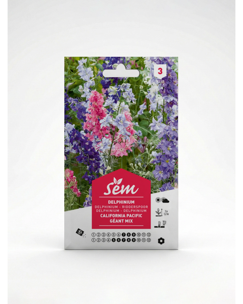 Delphinium Pied d’Alouette – Semences de Fleurs | Agriclic.tn