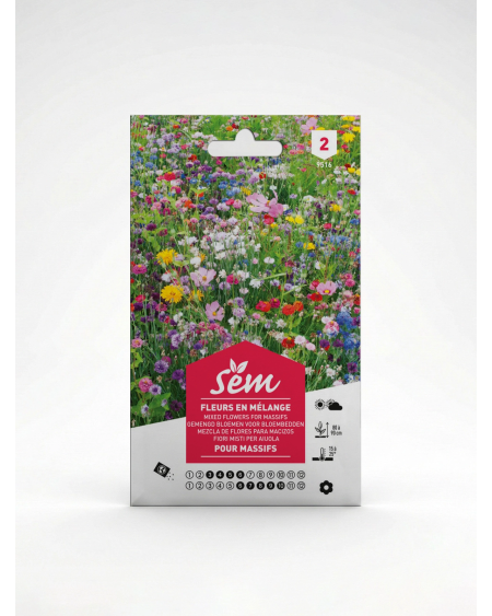 Mélange de Fleurs pour Massif – Semences | Agriclic.tn