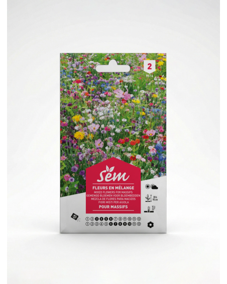 Mélange de Fleurs pour Massif – Semences | Agriclic.tn