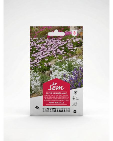 Fleurs en Mélange pour Rocaille – Semences | Agriclic.tn