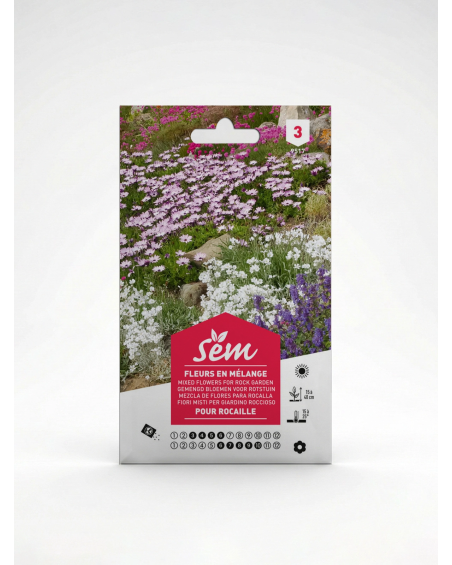 Fleurs en Mélange pour Rocaille – Semences | Agriclic.tn