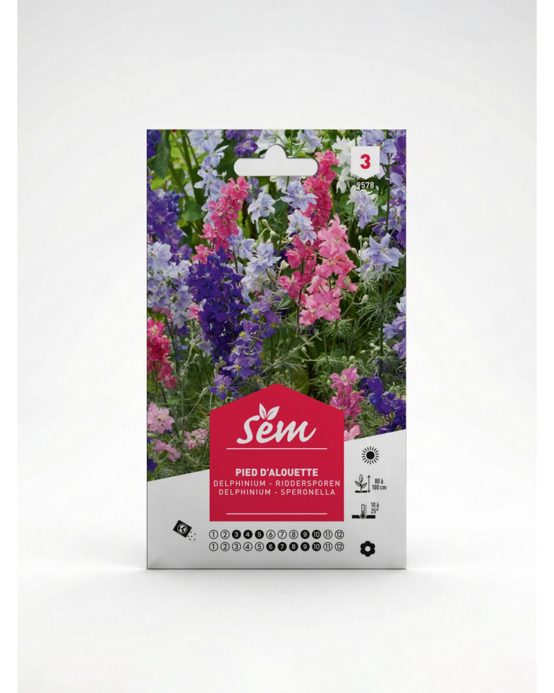 Pied d’Alouette – Semences de Fleurs | Agriclic.tn