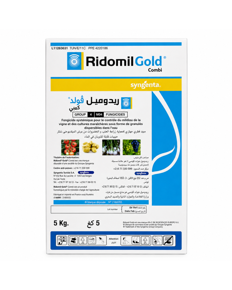 Ridomil Gold® Combi WG  Fongicide anti-mildiou