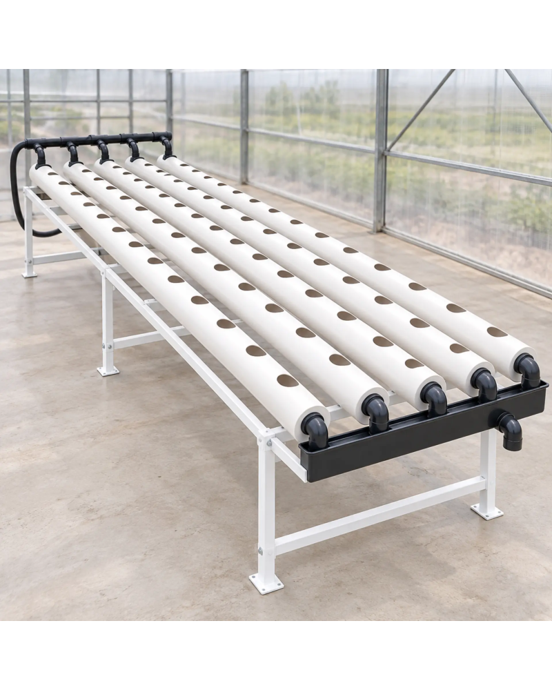 Kit NFT en Table 3 m – 5 Lignes, 75 Plants | Agriclic.tn