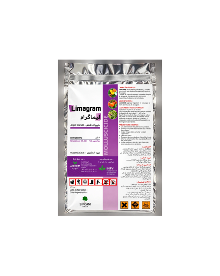 LIMAGRAM® – Anti-Limaces Métaldéhyde 5 % GB | Agriclic.tn